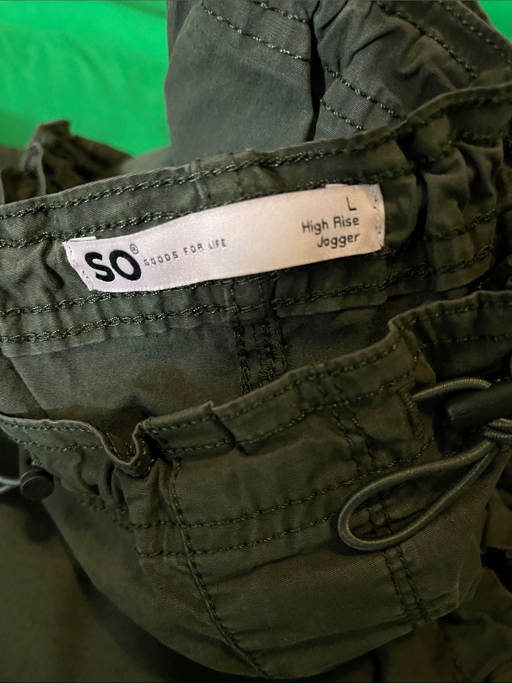 SO Men's Black Drawstring Jogger Pants - Picture 2 of 13